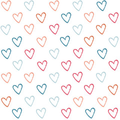 heart pattern , heart background ,heart vector texture