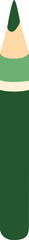 Obraz premium Green Pencil Colored Illustration