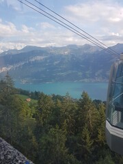 cable car in the mountains Swiss