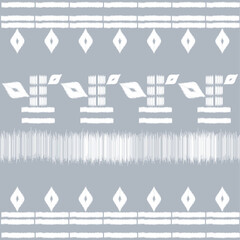 white elephant pattern on indigo background