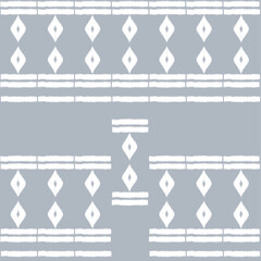 white elephant pattern on indigo background