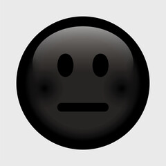 Fototapeta premium Vector emoji. Smiling face. Smile vector emoji. Happy emoticon. Cute emoticon isolated on white background.