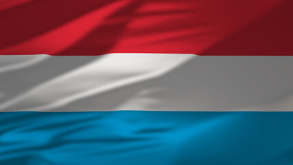 4K animation of the waving flag of the Netherlands