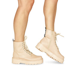 Women's Fashion Shoe Styles Worn by Model