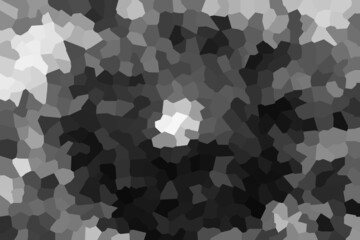 Obraz premium Black and White Mosaic Abstract Texture Background , Pattern Backdrop of Gradient Wallpaper
