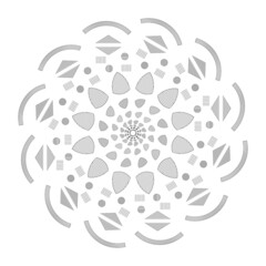 Modern Mandala Background. Decoration. Vector Illustration