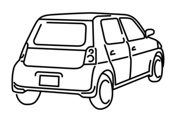 軽自動車のリア