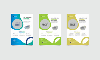 Modern Flyer Shape Design. Template Layout for Flyer.City concept in A4 layout. Cover book portfolio presentation poster. Corporate business flyer.