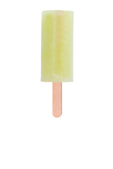 Ice cream, ice cream, colored ice cream, chocolate ice cream, photographed ice cream on a white background, ice cream on a wooden stick, ice cream on a stick, ice cream with chocolate coating