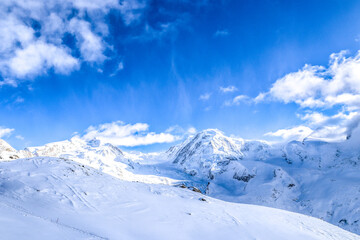 Fototapeta na wymiar Impressions of Zermatt and the swiss alps