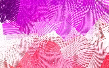 Light Purple, Pink vector backdrop with curved lines.