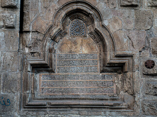 Omawi Mosque in the old district of city of Syria, Damascus