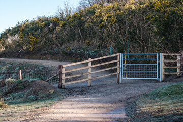 New fence and gate n Hindhead common