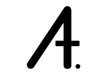 Letter A in a stylish way.