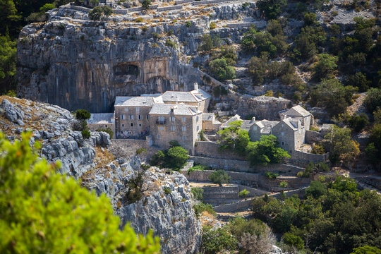 Monastery in Blaca desert, Brac island - Croatia