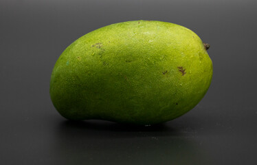 image of a fresh natural organic fruit on black background