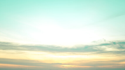 sunset sky with clouds