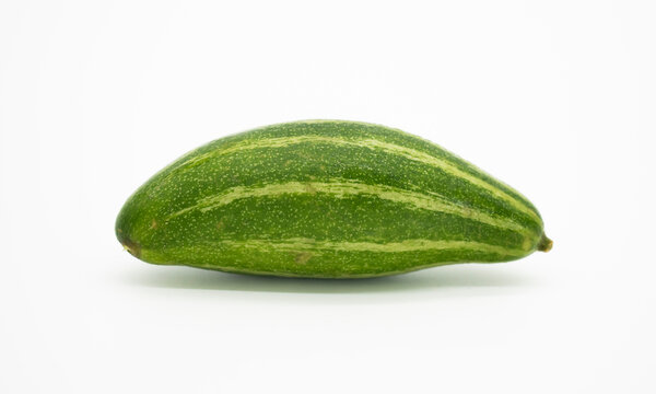 Pointed Gourd Or Potol On White Background