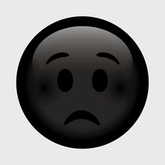 Fototapeta premium Vector emoji. Smiling face. Smile vector emoji. Happy emoticon. Cute emoticon isolated on white background.