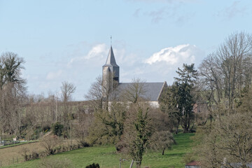 Eglise St Martin du hameau de Saint-Martin les Hernicourt - Pas-de-Calais - France