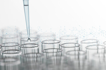 goccia, contagocce, pipetta, analisi di laboratorio,