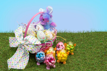 Easter Still life with copy space