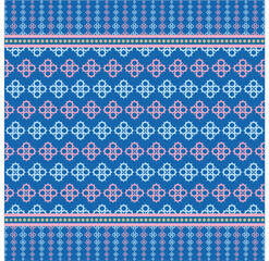 Ikat fabric style rug texture pattern 