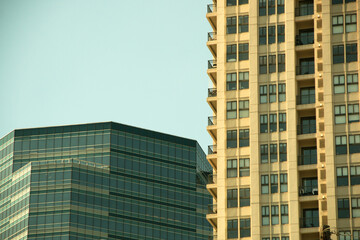 Houston buildings in the city