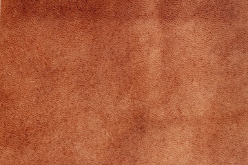 Dark brown leather texture. Abstract vintage cow skin backdrop
