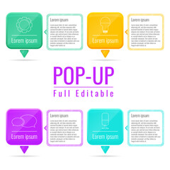 vector elements for infographics fully editable