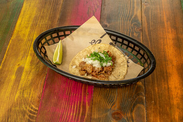 Suadero, in Mexican cuisine, is a thin cut of meat from the middle part of the cow or pork between the belly and the leg, it is characterized by having a smooth texture rather than a muscular grain