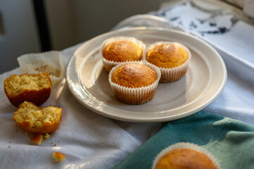 Muffins on the table