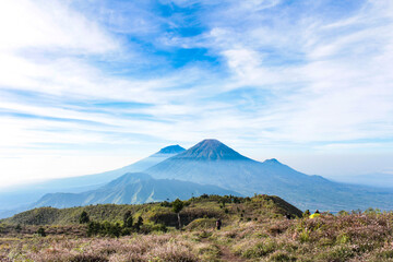 Beautifull Mountain View at Prau Mountain Indonesia