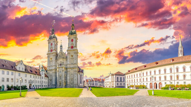 Stiftskirche St. Gallus und Otmar, Sankt Gallen, Deutschland	