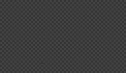 Dark checkered pattern. Transparent square grid background