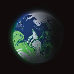 Planets in the solar system Mercury, Venus, Earth, Mars, Jupiter, Saturn, Uranus, Neptune, Bluto, extraterrestrial galaxy