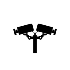 Security camera icon isolated on white background