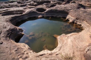 Sam Phan Bok or 3000 Boke, is known as the 'Grand Canyon of Thailand' in Ubon Ratchathani Province