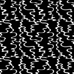 Seamless abstract spots pattern background. Decorative design freehand creative paint. Texture chaotic element.