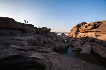 Sam Phan Bok or 3000 Boke, is known as the 'Grand Canyon of Thailand' in Ubon Ratchathani Province