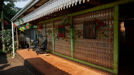 house made of plastic bottles