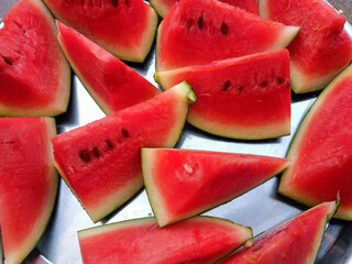 Watermelon cut Pisces