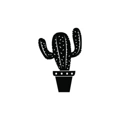 Cactus vector icon set. Cactus illustration sign collection. desert symbol or logo.