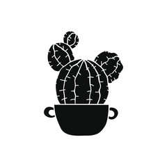 Cactus vector icon set. Cactus illustration sign collection. desert symbol or logo.