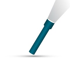 Flashlight vector on white background