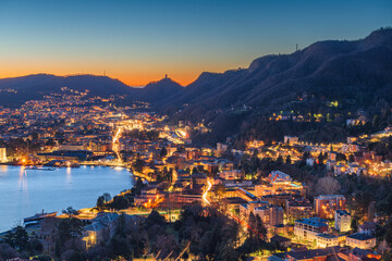 Como, Italy on Lake Como