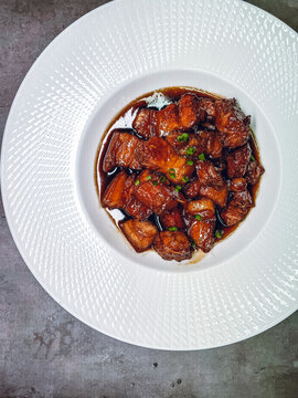 Closeup of a Shanghai Cuisine Bouilli in Beijing