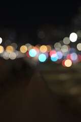 lights in the night city