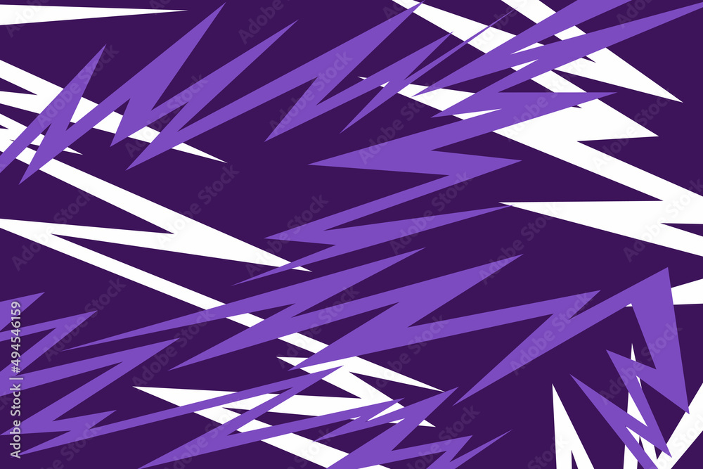 Poster minimalist background with overlapping zigzag pattern