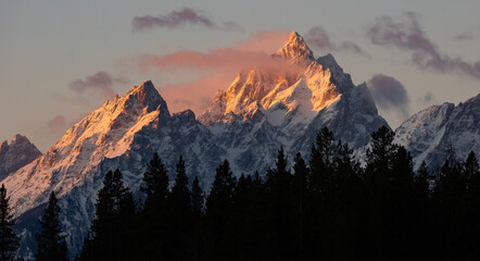 Mountains in Grand Teton National Park